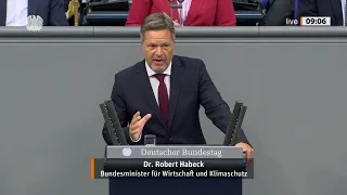Robert Habeck wirft CDU 16 Jahre Versagen vor