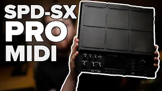 Setting up the SPD-SX PRO with MIDI
