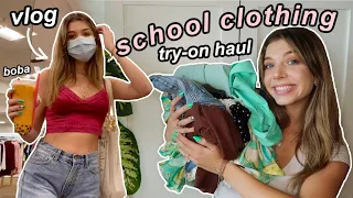 SCHOOL CLOTHING SHOPPING VLOG + HAUL *junior year*