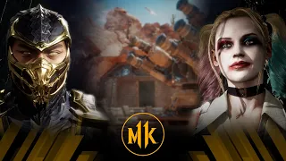 Mortal Kombat 11 - Scorpion Vs Cassie Quinn (Very Hard)