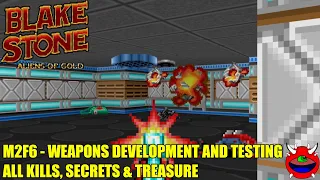 Blake Stone: Aliens of Gold - M2F6 Weapons Development and Testing - All Kills & Secrets