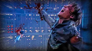 Darth Vader vs Luke but Luke is painfully screaming the whole time because he lost his fucking hand