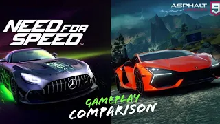 Asphalt 9 Legends Vs Need for Speed No Limits - GAMEPLAY COMPARISON