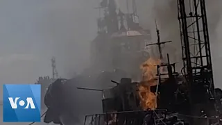 Odesa Officials Share Video of Aftermath of Attack