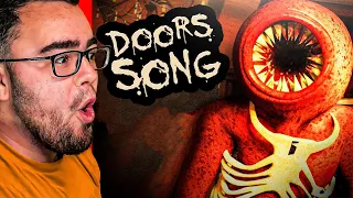 Reacting To ROBLOX DOORS RAP SONG
