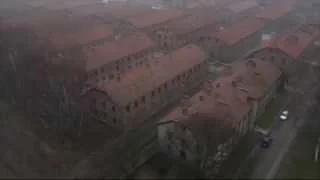 Drone footage shows sheer scale of Auschwitz death camp