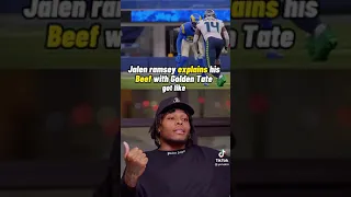 Jalen Ramsey Beef With Golden Tate Explained...