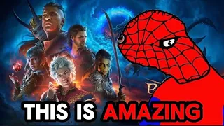 SALTY SPIDER-MAN 2 FANBOYS PLAY BALDURS GATE 3 AGAIN (THIS IS ACTUALLY FIRE😂)