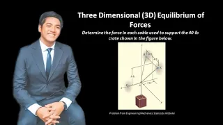 Three Dimensional Force System Equilibrium - Statics of Rigid Bodies