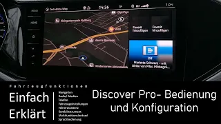 T-Cross T-Roc Tiguan: Discover Pro- Bedienung und Konfiguration des Homescreens und Controlcenters