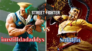 imstilldadaddys (Guile) vs Solidjin (Jamie) Ranked Match Set. (Street Fighter 6 Closed Beta)