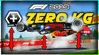 What Happens When An F1 Car WEIGHS ZERO KILOGRAMS on F1 2019?! - Game Breaking Experiment!