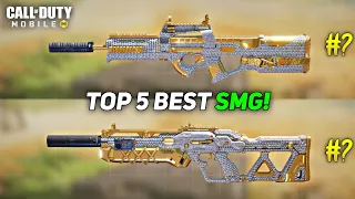 Top 5 best SMG in Cod mobile Season 2 #codm