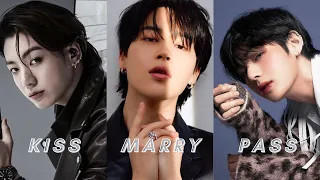 [KPOP GAME] KISS MARRY PASS | MALE IDOL EDITION (VERY HARD)