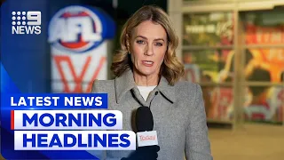 AFL nude photo investigation; Global temp hits record | 9 News Australia