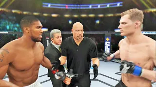 Anthony Joshua vs Alexander Volkov Full Fight - UFC 4 Simulation