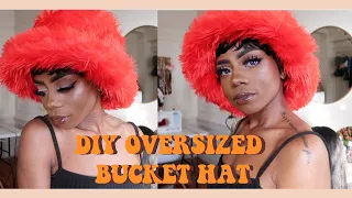 DIY OVERSIZED BUCKET HAT + CONTACTS TRY-ON (FEAT. TTDEYE)