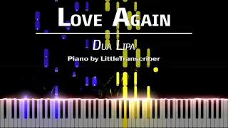 Dua Lipa - Love Again (Piano Cover) Tutorial by LittleTranscriber