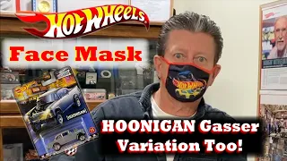 Hot Wheels Face Mask & HOONIGAN `55 Chevy Gasser Variation |Hot Wheels