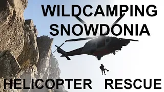 Epic Wildcamp in Snowdonia- Helicopter Rescue-  Tryfan & Glyder Fach- Gribin Scramble