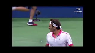 Federer's break points vs Djokovic US Open 2015