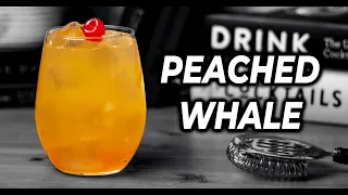 Peached Whale Cocktail Recipe | Booze On The Rocks