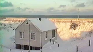 Winter auf Baltrum 1985/86 - Eis und Schnee