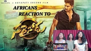 SARRAINODU Full Video Song || "Sarrainodu" || Allu Arjun, Rakul Preet || Reaction by AGA