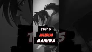 Top5 murim manhwa ⚡ #manhwa