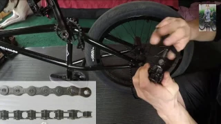 How to Install a Bmx Chain.  Tips for Sizing and Breaking a Bmx Chain