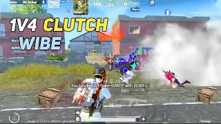 1v4 Clutch Back 🔥 Solo Vs Squad Pubg Mobile Lite Gameplay