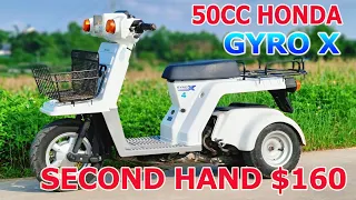 I buy Honda Gyro X 50cc Second hand 160$ for DIY Project