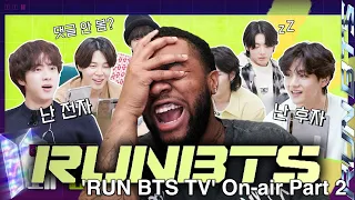 If BTS Were Youtubers! ('RUN BTS TV' On-air Part 2 Reaction!)