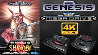 The Revenge of Shinobi [SEGA GENESIS / MEGA DRIVE] Gameplay Walkthrough FULL GAME [4K60ᶠᵖˢ🔴]