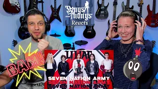 Fastest Reaction! Liliac Seven Nation Army (White Stripes Cover) REACTION by Songs and Thongs