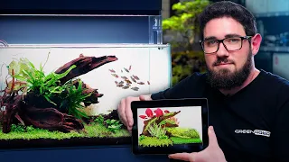 Can Tommy Build His Design in a ScaperLine 60 AQUARIUM?