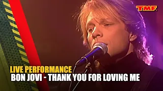 Bon Jovi - Thank You For Loving Me | Live at the TMF Café 2000 | TMF