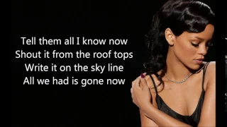 Impossible - Rihanna (lyrics)