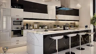 100 Modular Kitchen Ideas 2024 Modern Kitchen Cabinet Colours | Open Kitchen Home Interior Design p4