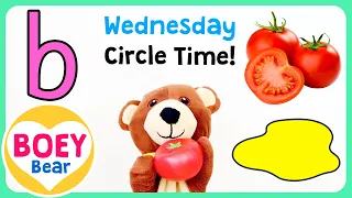 Preschool Circle Time Wednesday! (Learn at Home with Boey Bear)