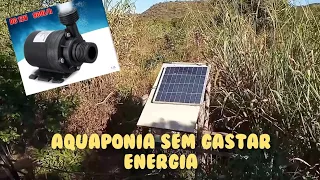 sistema barato de bomba d'água e placa solar