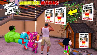 Franklin Try To Find Lost Shinchan In GTA 5 ! Shinchan Missing In GTA 5 | GTA 5 AVENGERS