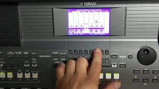 How to use Yamaha PSR as chord progression looper