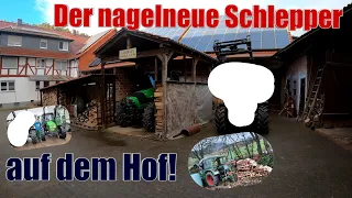 Hessen-Farmvlog #37Der nagelneue Schlepper auf dem Hof!