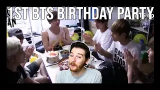 BTS: 1st BTS Birthday Party (Jin chef of BTS) REACTION [BTS ROAD MAP] 💜