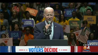Pres. Biden Urges South Florida's Youth To Vote In Campaign Stop At Florida Memorial University
