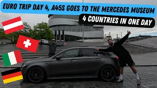 Europe Tour Day 4: Exploring the Mercedes Benz Museum, Mountain Drives, and Lake Como Adventures