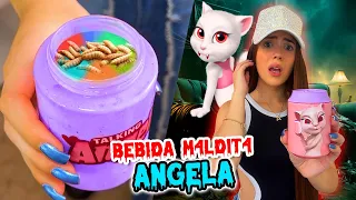 COMPRÉ la bebida🥤 PROHIBIDA de Talking Angela⚠️ en la DEEP WEB💀 y ESTO tenía ADENTRO | Ani Cat😻