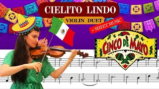 "Cielito Lindo" Mexican Folk Song - Violin Duet + sheet music [PDF]