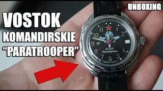 Vostok Komandirskie "Paratrooper" Unboxing and Overview